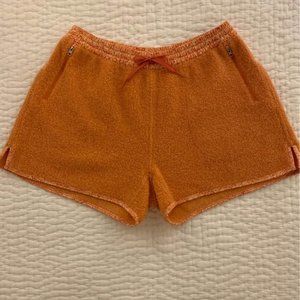 Outdoor Voices Megafleece Shorts, Papaya